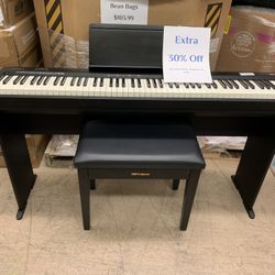Roland Keyboard And Bench
