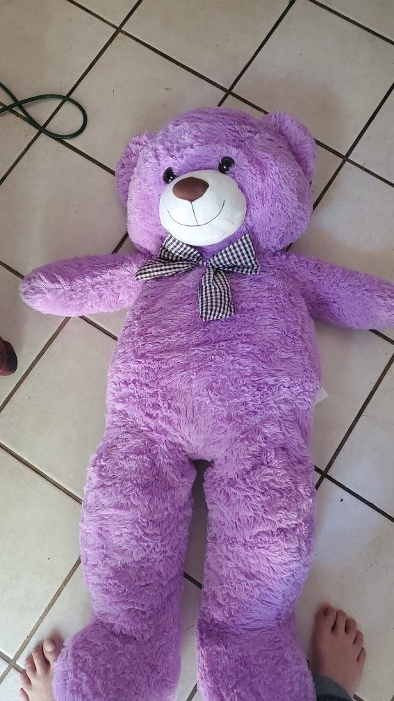 Purple Plush Teddy Bear