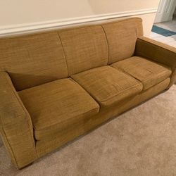 Crate  And  Barrel Couch And Loveseat