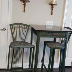 Bistro Table With Two Chairs