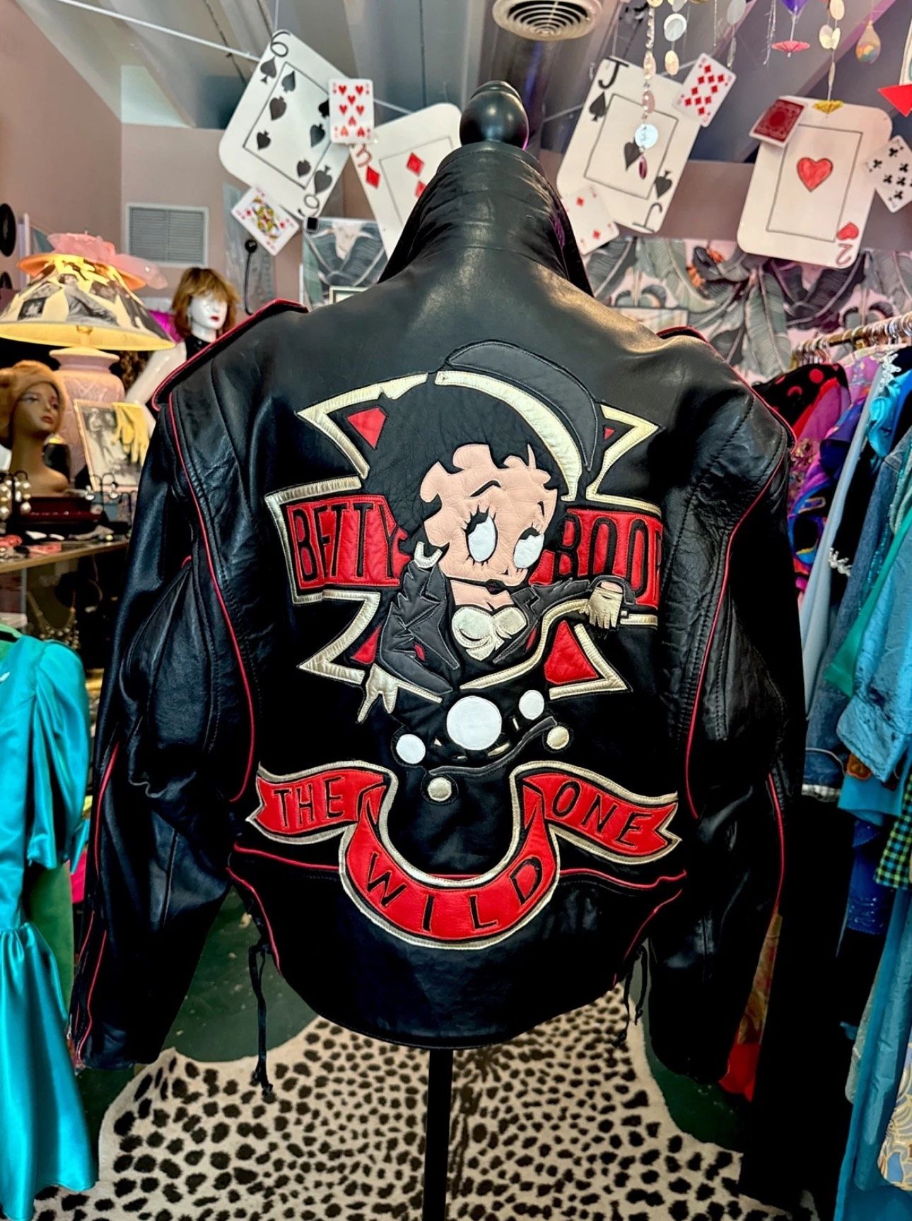 Betty Boop Collectors Rare Leather Jacket 80βs