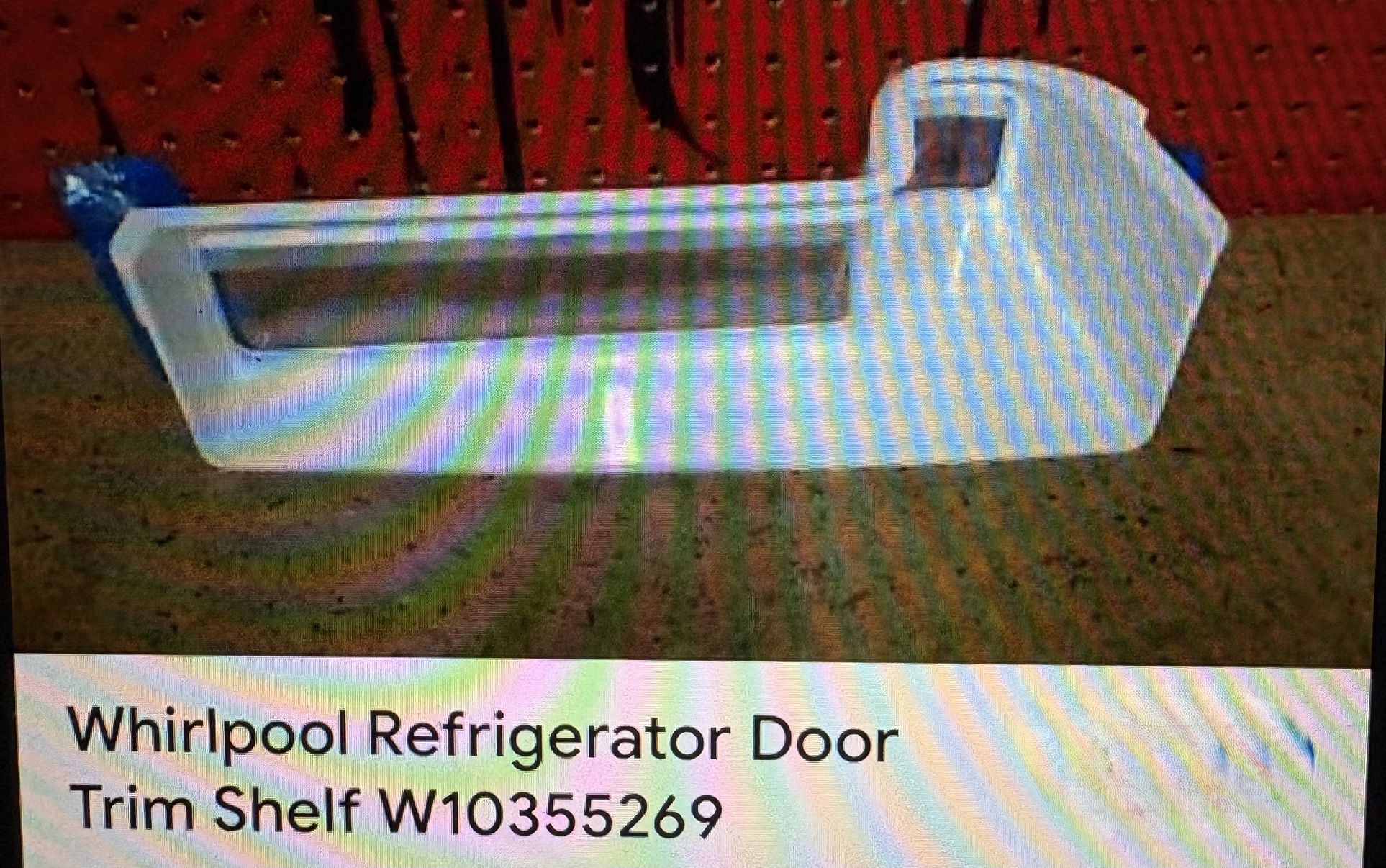 Whirlpool refrigerator door Trim shelf