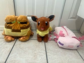 Build a bear and Minecraft stuff animals