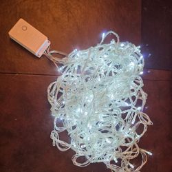 5 LED String Light Sets, Clear Wire, White Bulbs