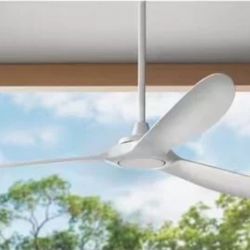 NEW Tager 72" Smart Ceiling Fan Matte White w/ Remote – Hubspace Wi-Fi