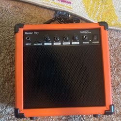 Electric Guitar And Speaker