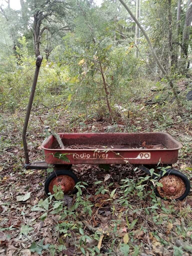 Vintage Old Red Wagon