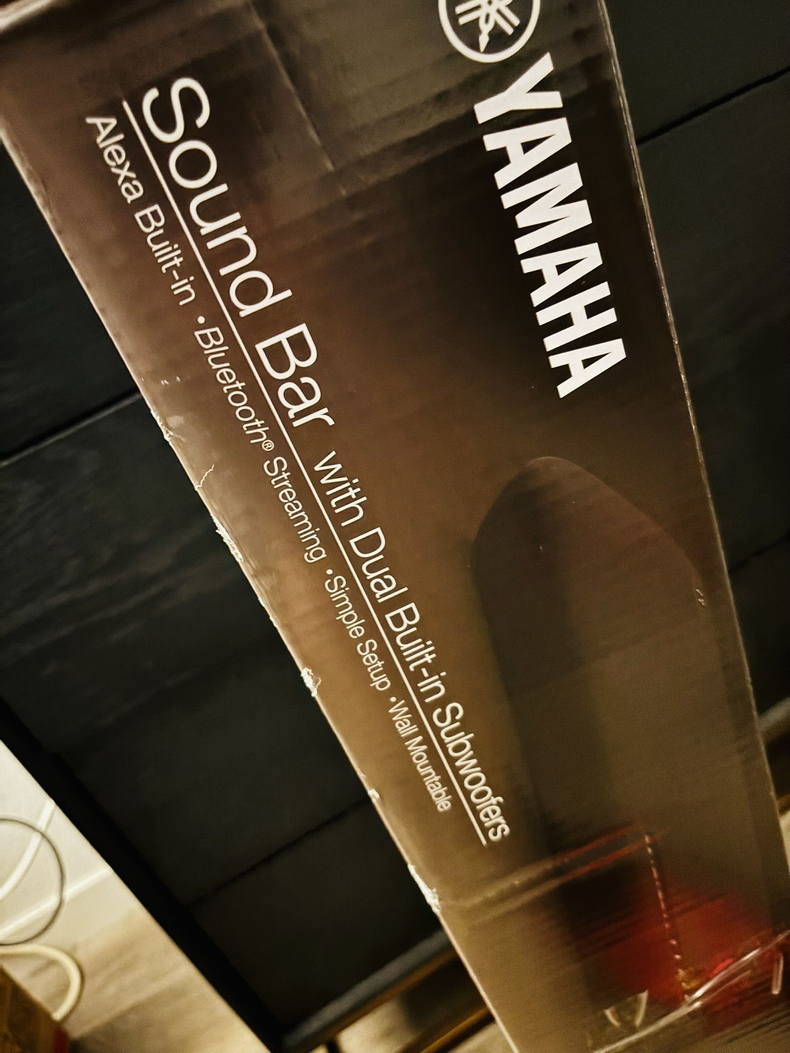 Yamaha ATS-1090 2.1 Channel Soundbar System w/ Built-in Dual Subwoofers – Bluetooth, HDMI ARC, Clear Voice