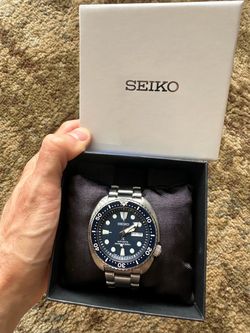 Seiko SRP773J Blue Turtle - Arabic