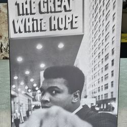 Muhammad Ali stands outside the Alvin Theater 21×62