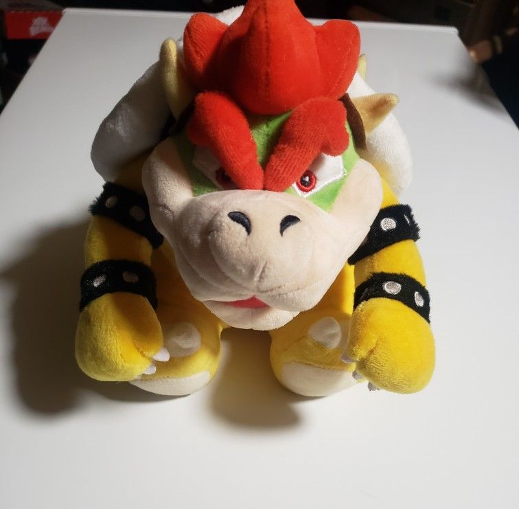 Super Nintendo World Bowser Plush Large 12" Universal Studios