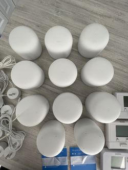 Google Nest Wi-Fi H2D Router x9 + Google Nest WiFi H2E Point x2 + Cables + Others  Thumbnail