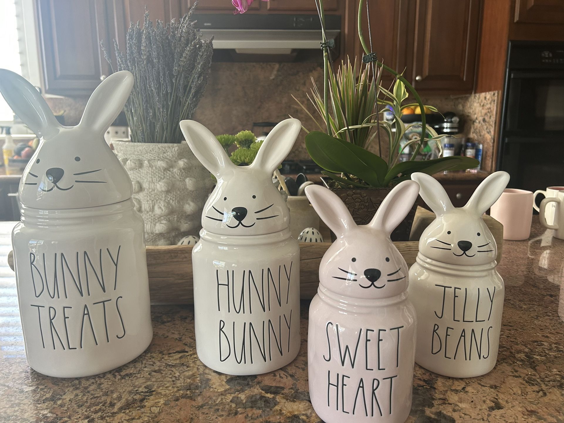 RD bunny canisters whole set