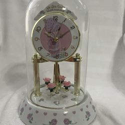 Precious Moments 2008 Porcelain Anniversary Clock “We Are Gods Workmanship”