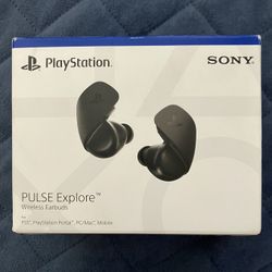 Sony PlayStation Pulse Explore Wireless Earbuds, Black 