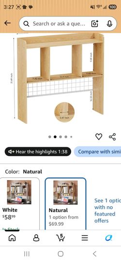 Wood shelf