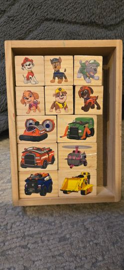 Set of Paw Patrol Rubber Stamps $5