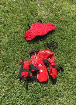 Two sets of macho karate gear