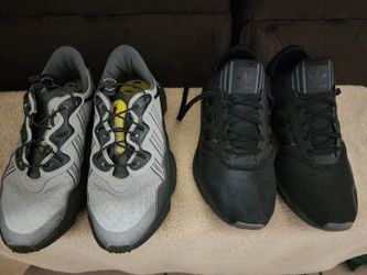 2 Pairs of Adidas Shoes Size 8.5