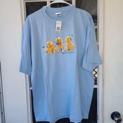 Vintage Jerzees T-shirt Puppies An American Classic T-shirt Sz XL For Women's