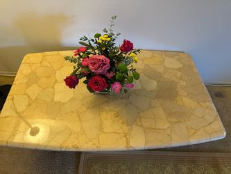 Marble coffee table