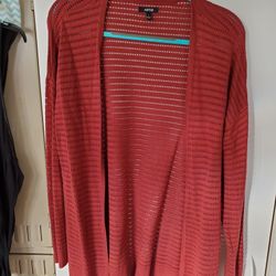 Rust Cardigan, Like New