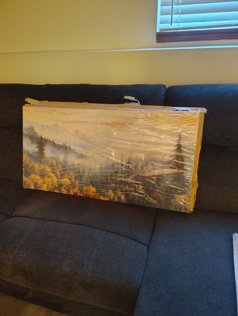 Canvas And Metal Art