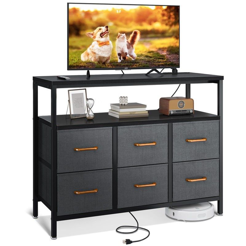 Black TV Stand Dresser