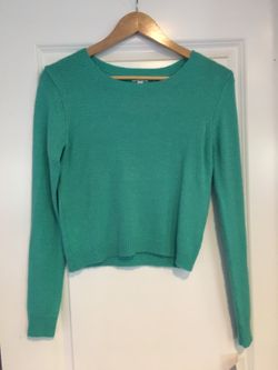 Teal sweater