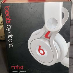 Beats Mixr White Wired Headphones 
