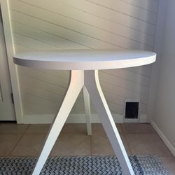 West Elm Tripod White Dining Table 