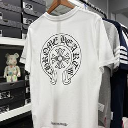 Chrome Hearts White Men's Jersey Crew Neck