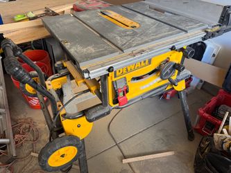 DeWalt Portable Table Saw with foldable Stand