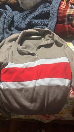 Quarter-Zip Fleece Pullover Sweatshirt