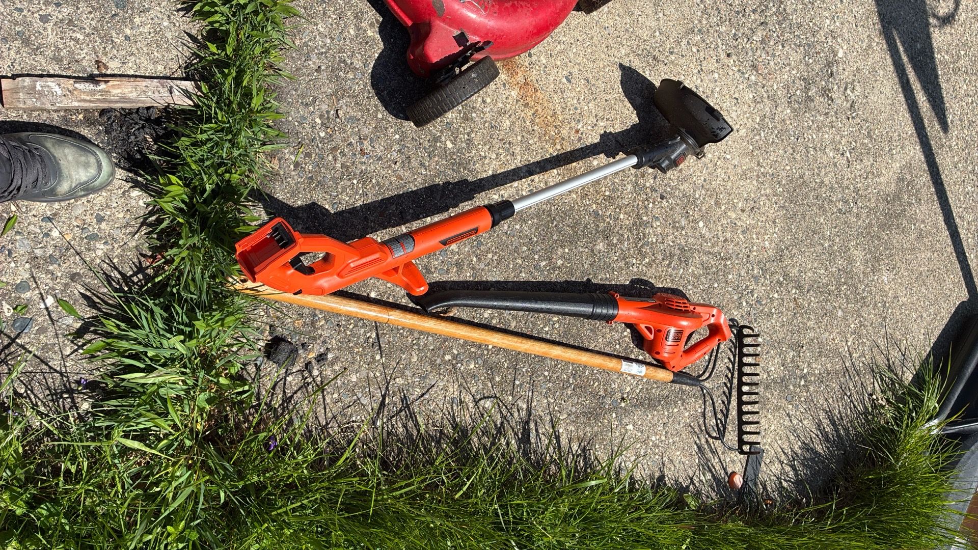 Blower and weeder