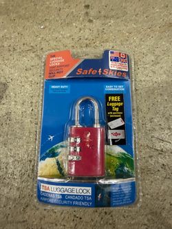 Safe Skies TSA Luggage Lock