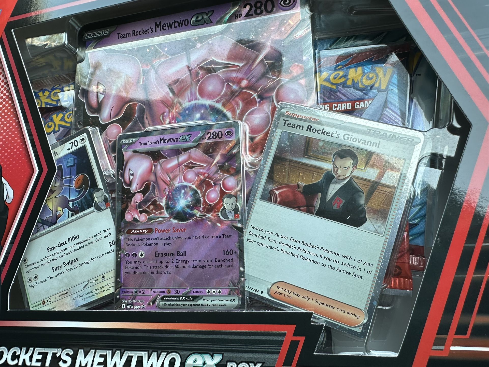 Team Rocket’s MewTwo ex box