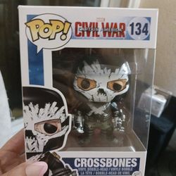 Funko Pop Crossbones #134 Civil War Marvel
