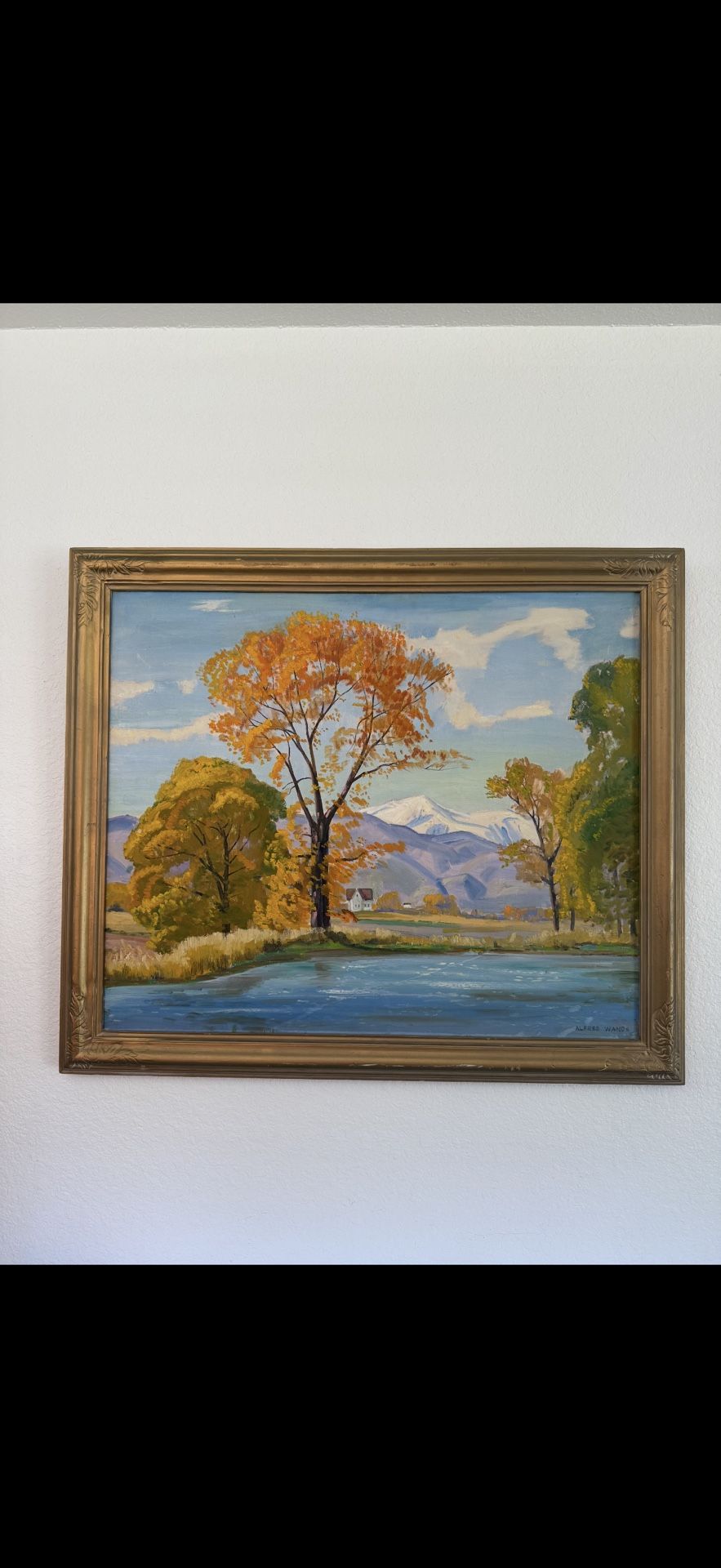 Alfred Wands Vintage Painting