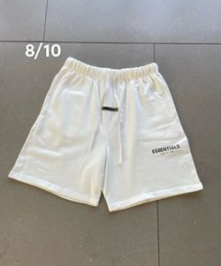 NEW Essentials Fear of God Men's White Athletic Shorts