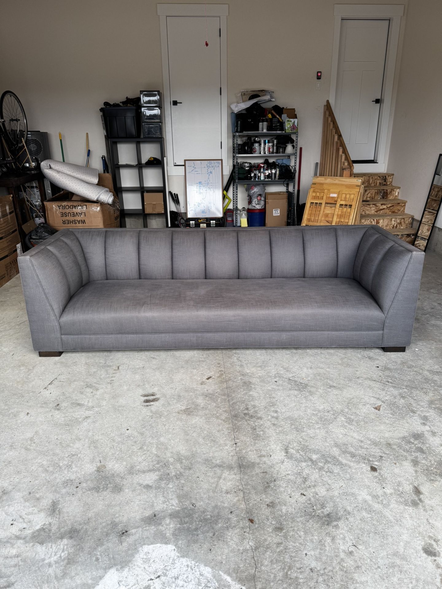 Gray Cloth Sofa
