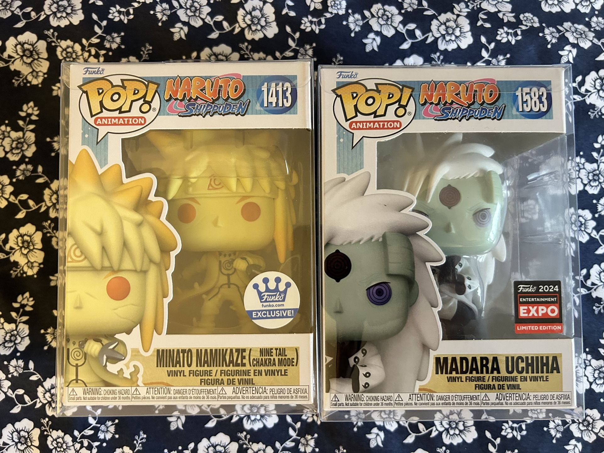 Minato Namikaze And Uchiha Madara Funko Pop