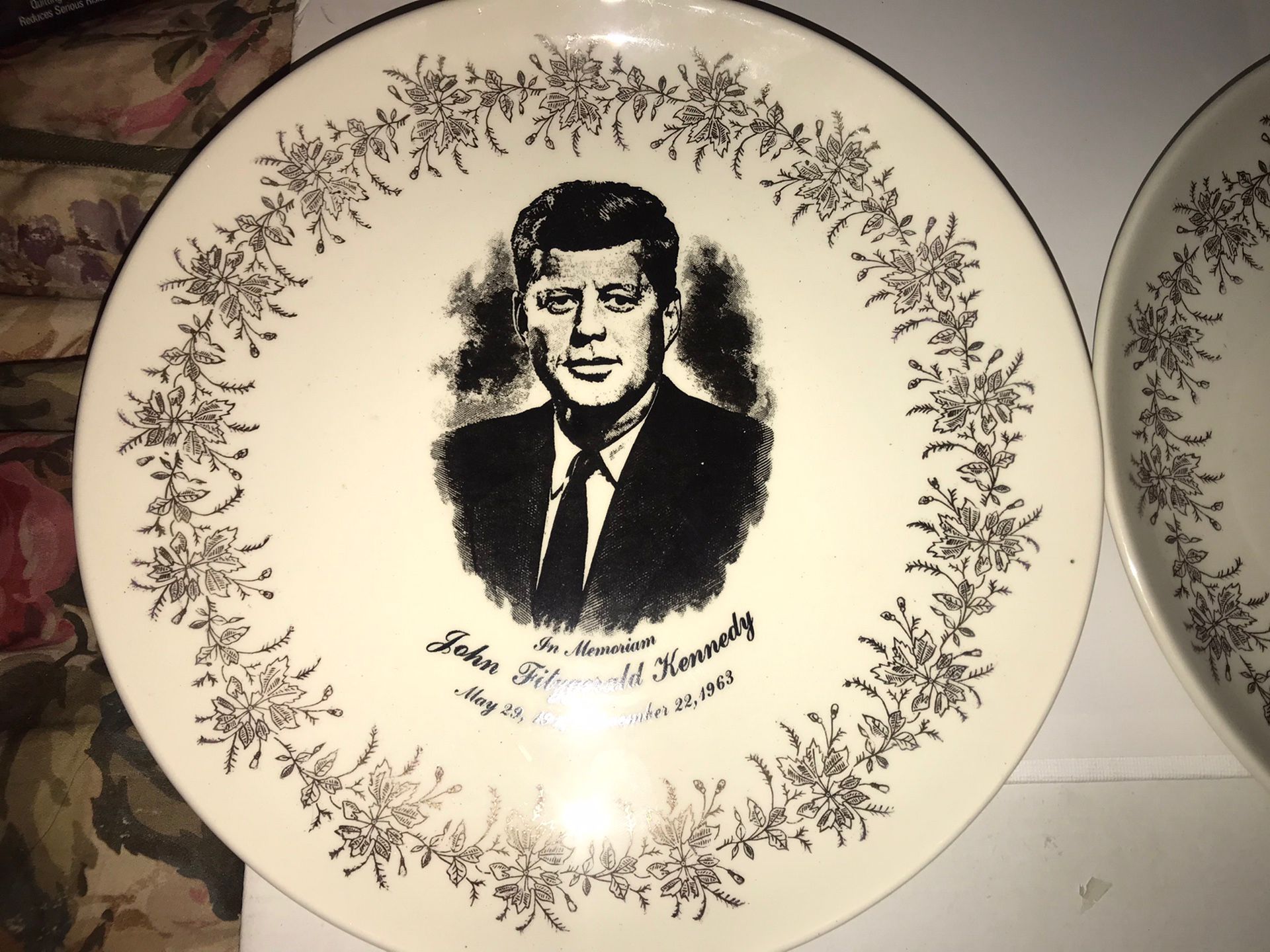 Rare Collector Plates JOHN F KENNEDY