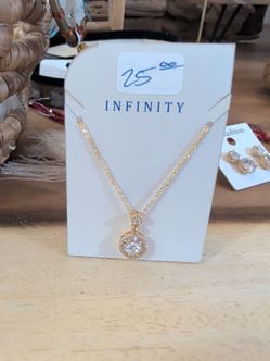 Gold and silver necklace