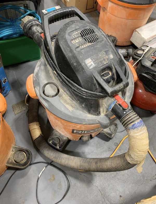 ridgid shop vac 12 gallon 5.0 hp parts