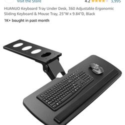 Under Desk Keyboard Tray