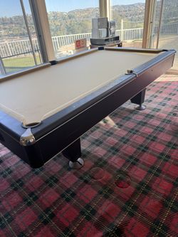 Billiard Style Pool Table 