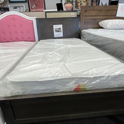 Twin Size Bed frame With Mattress 