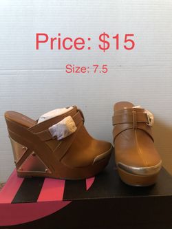 BRAND NEW! Michael Antonio Hazel Brown Pumps