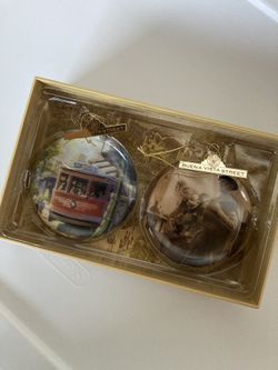 Disney Calif Adventure Walt & Mickey Ornaments